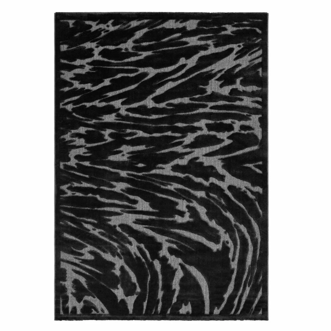 Kasmir Rugs 724 Scandinavian Storm Rug, 160cmx230cm, Black Grey - Image 6