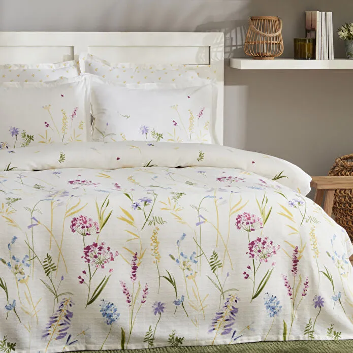 Karaca Jody 100% Cotton Bedding Set, Double, Yellow - Image 2