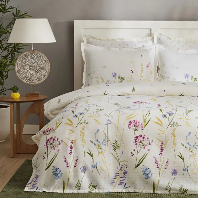 Karaca Jody 100% Cotton Bedding Set, Double, Yellow - Image 3
