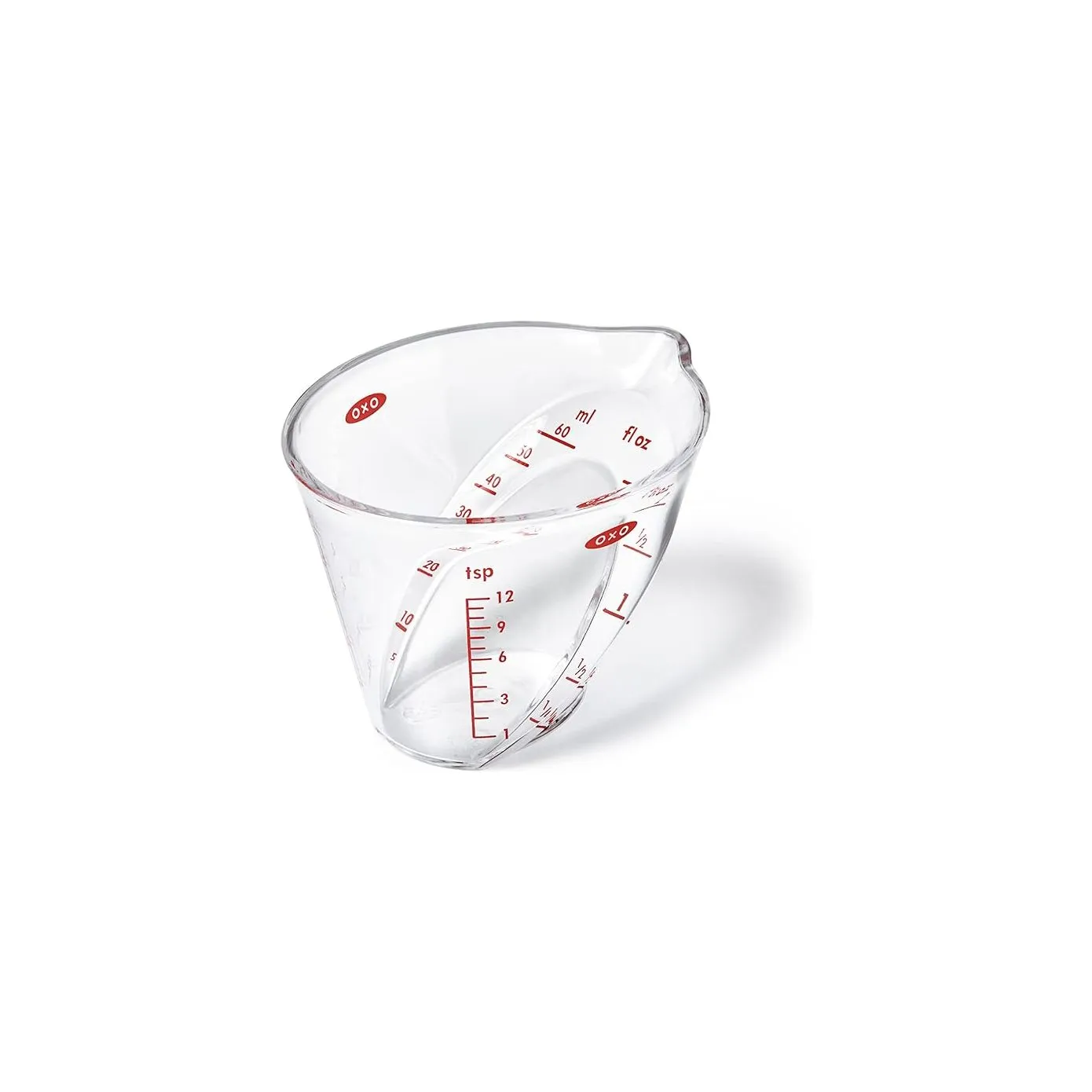 Oxo Angled Measuring Cup, 60ml, Black
