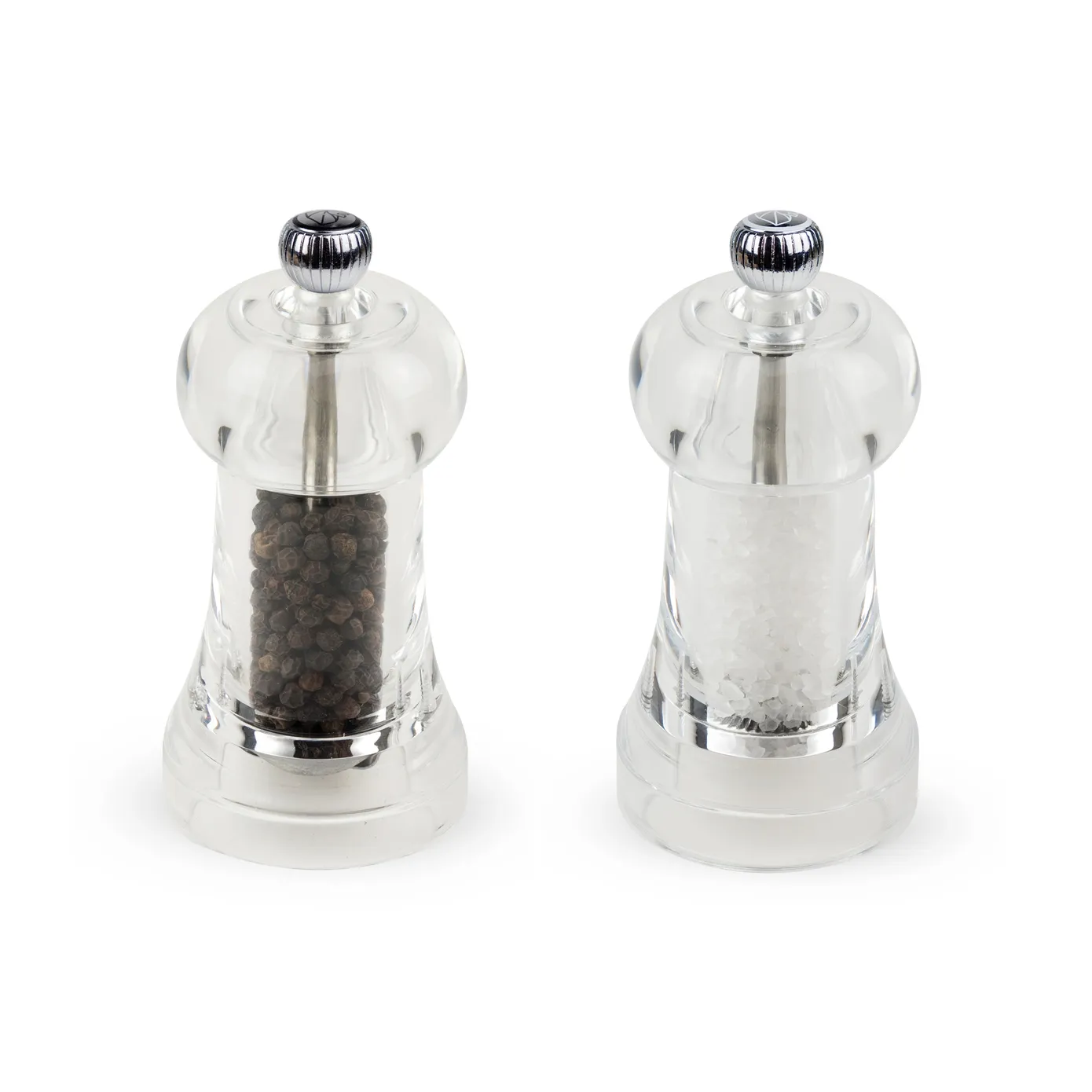 Peugeot Toul 2 Piece Salt and Pepper Grinder, 11cm, Clear - Image 2