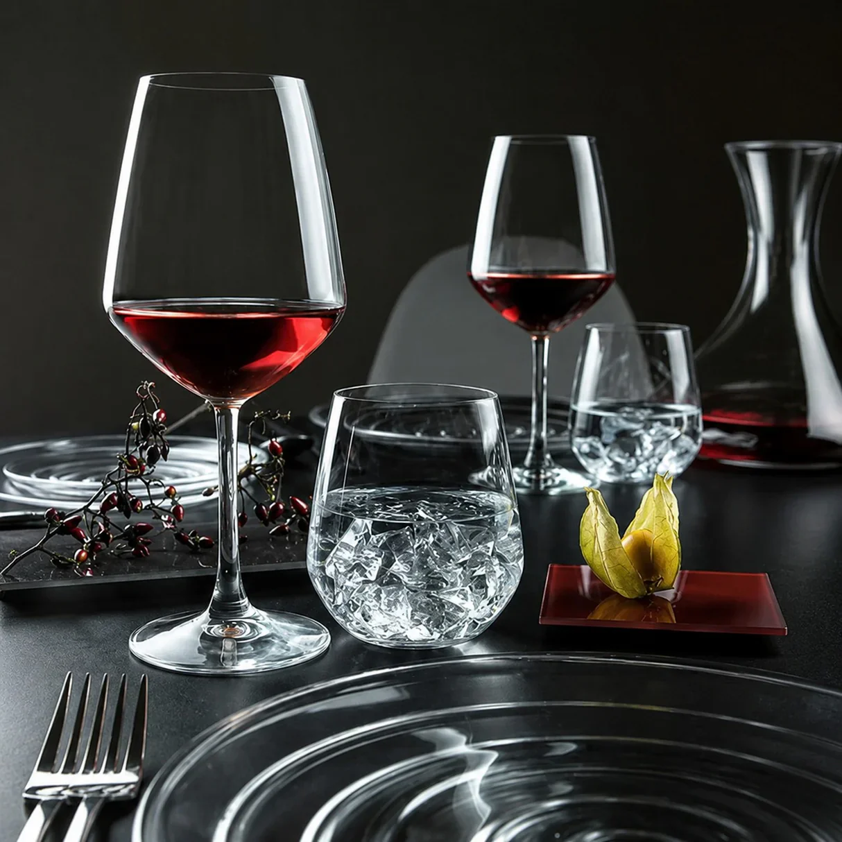 RCR Universum 6-Piece Wine Glass Set, 550ml, Clear - Image 3